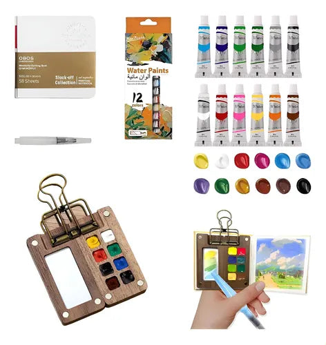 Tobbio's - Mini kit de acuarelas