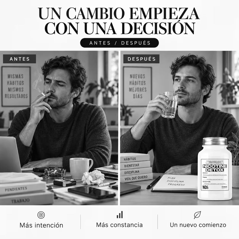 Control para Dejar de Fumar con NAC y Ashwagandha