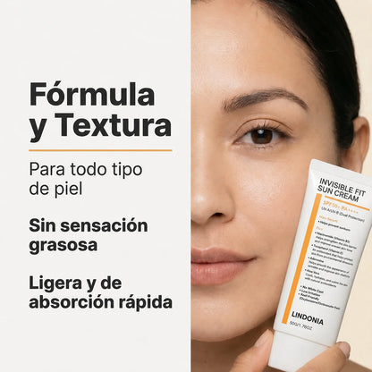 Lindonia® Bloqueador Glow Coreano SPF50