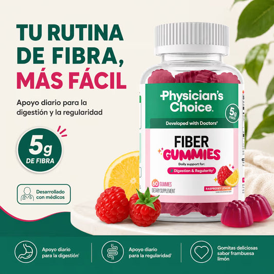 Gomitas de fibra para la digestión