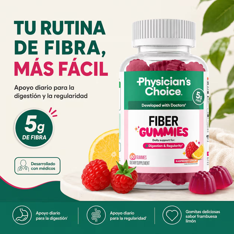Gomitas de fibra para la digestión