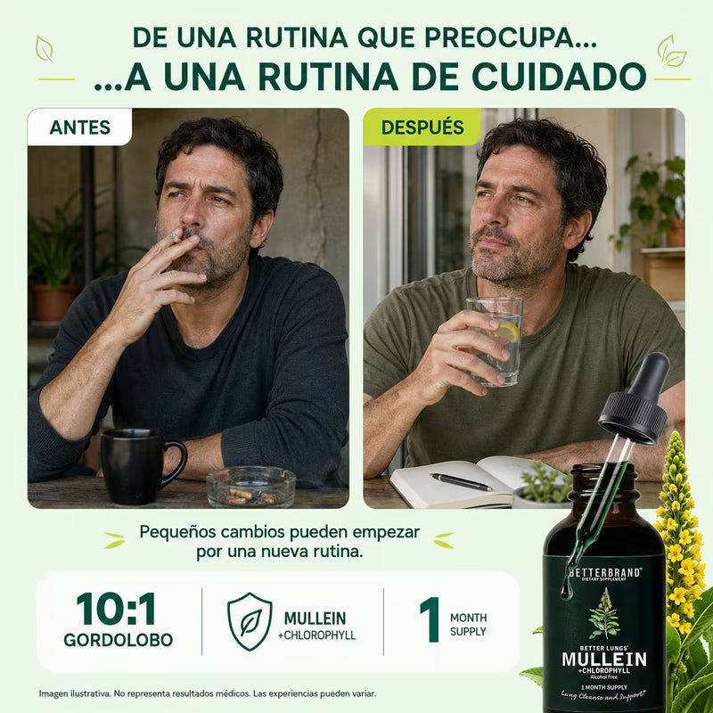 Gotas de Gordolobo para Limpieza Respiratoria
